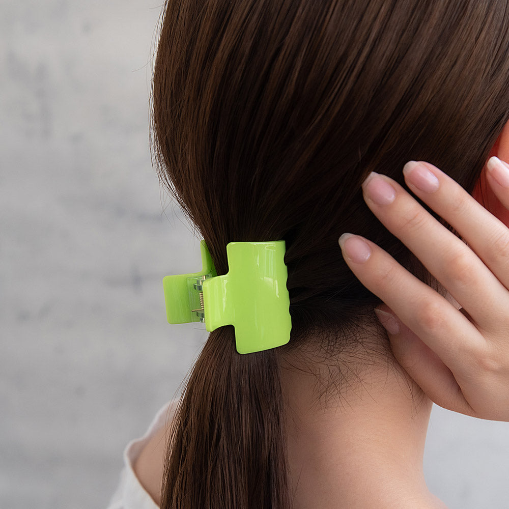 Vivid Rectangle Hair Claw
