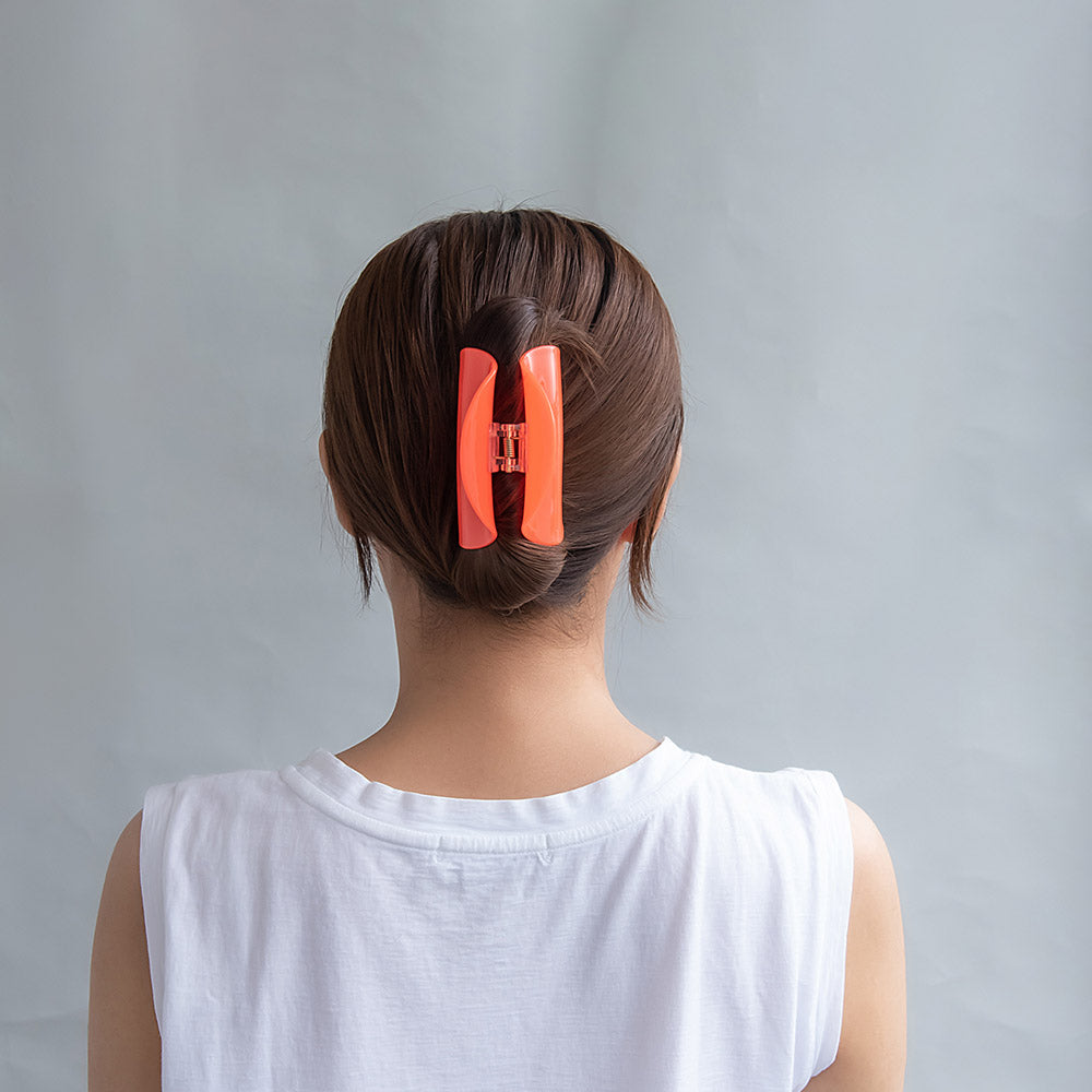 Bright Round Rectangle Hair Claw