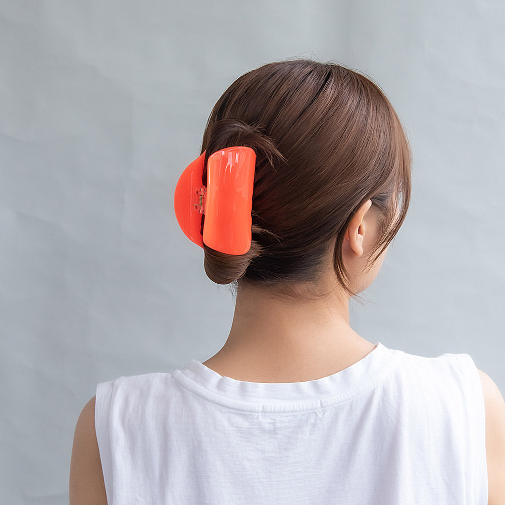 Bright Round Rectangle Hair Claw