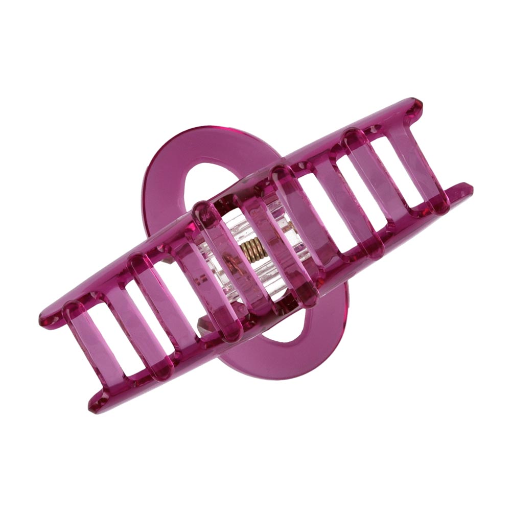 Clear Neon Loop Hair Claw