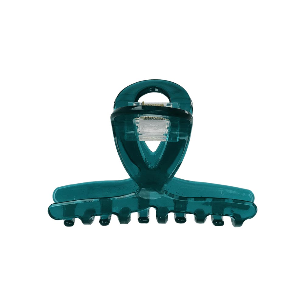 Clear Neon Loop Hair Claw