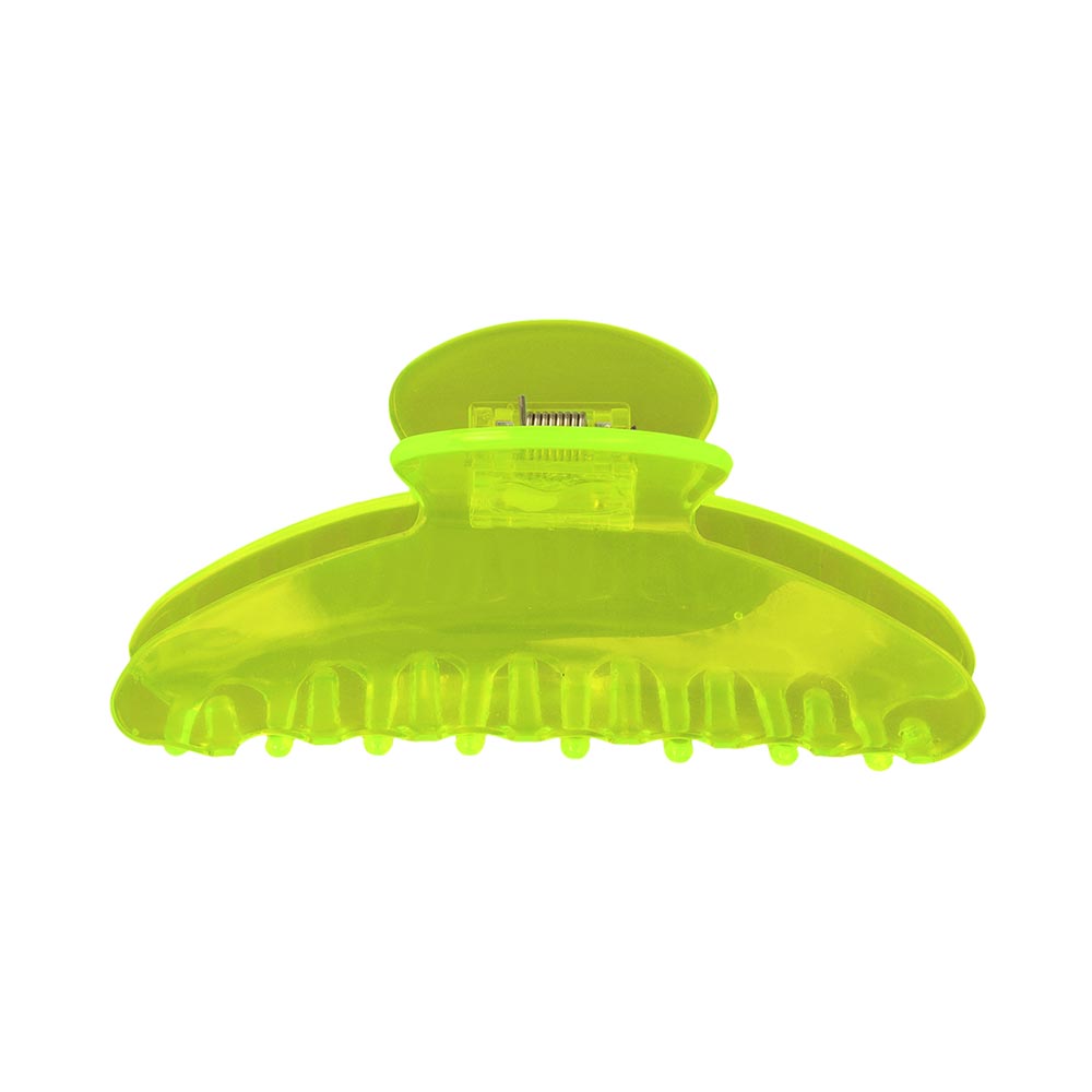 Transparent Neon Hair Claw