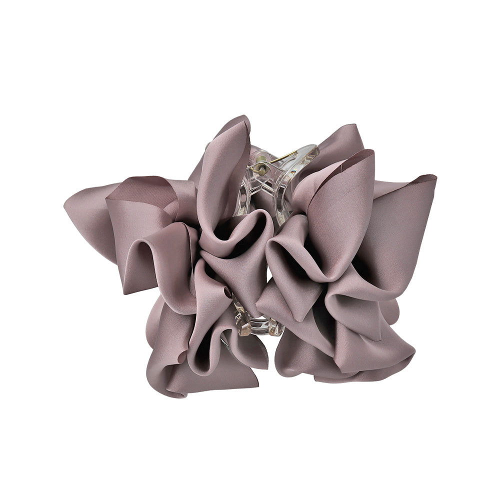 Voluminous Satin Bow Hair Claw