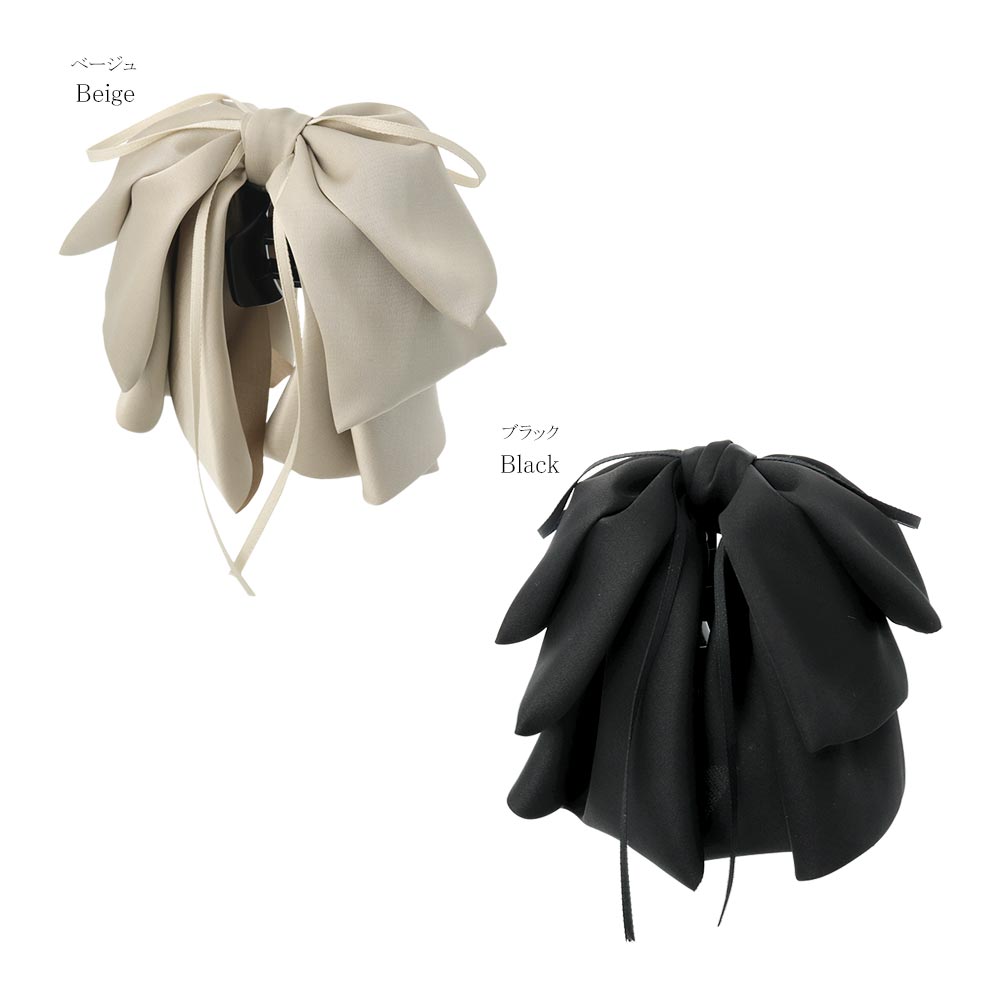 Layered Bow Hair Claw