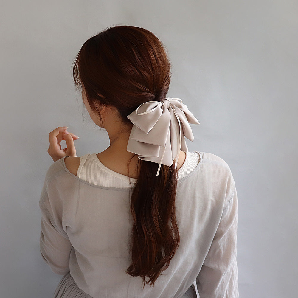 Layered Bow Hair Claw