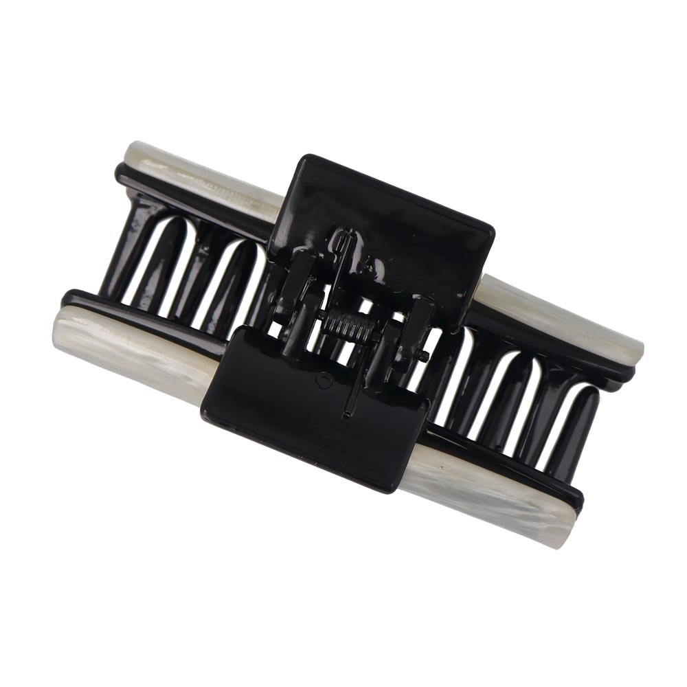 Marble Rectangle Hair Claw