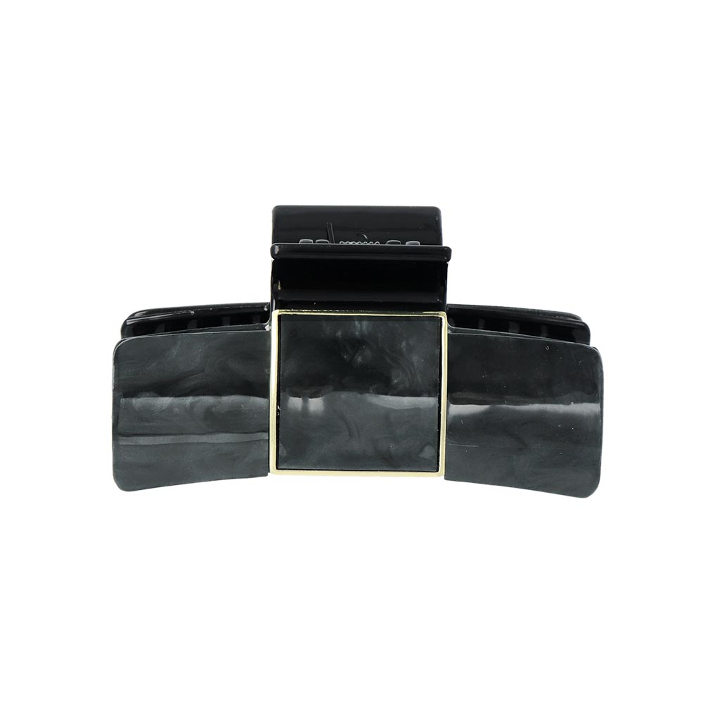 Marble Rectangle Hair Claw