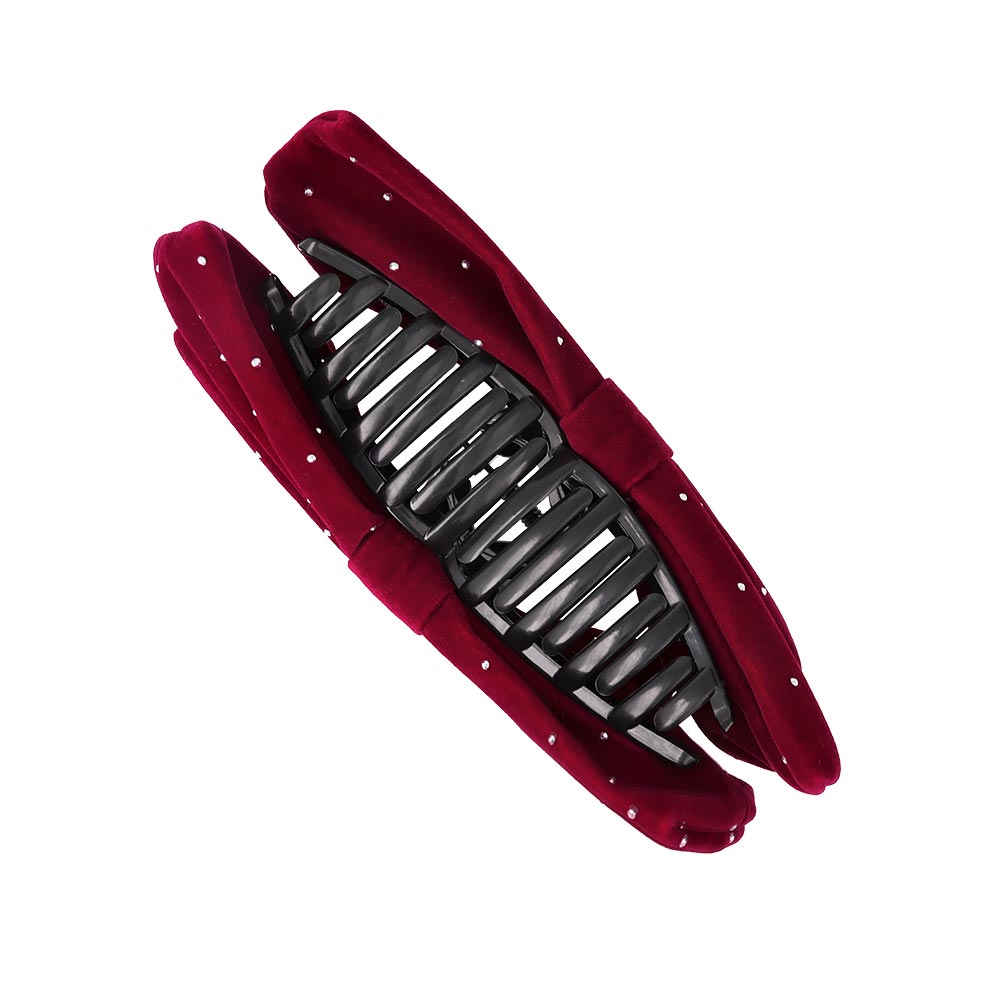 Dotted Big Bow Hair Claw