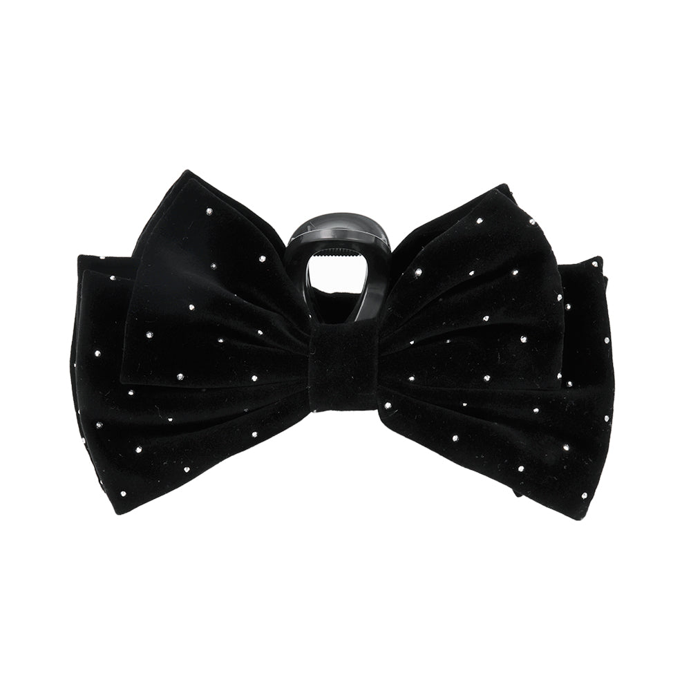 Dotted Big Bow Hair Claw