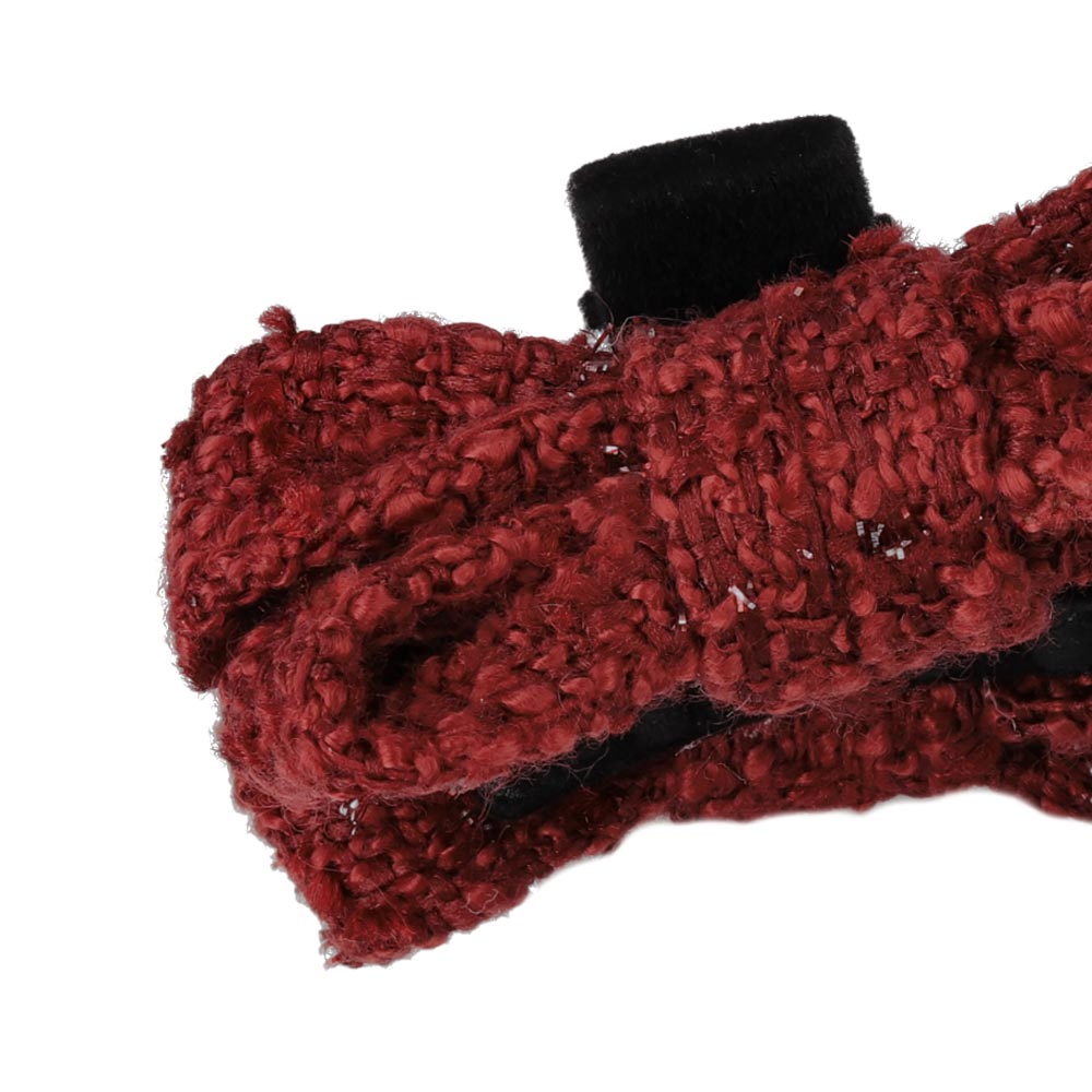 Knitted Bow Hair Claw