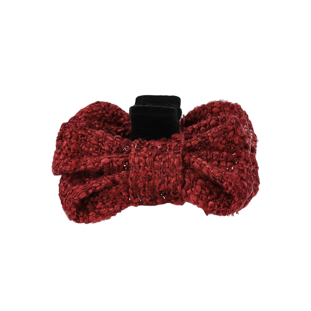 Knitted Bow Hair Claw