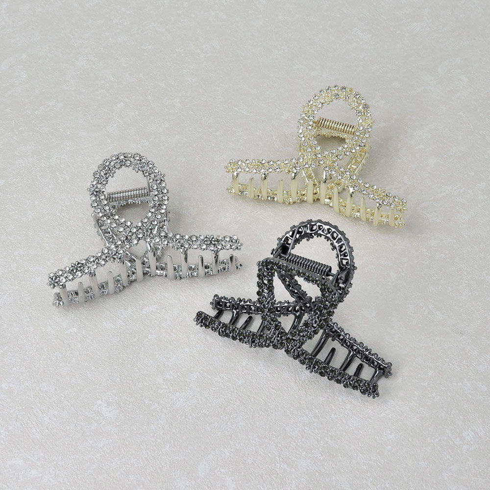 Dazzling Loop Hair Claw Clip