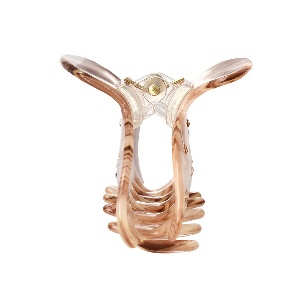 Rhinestone Marble Hair Claw