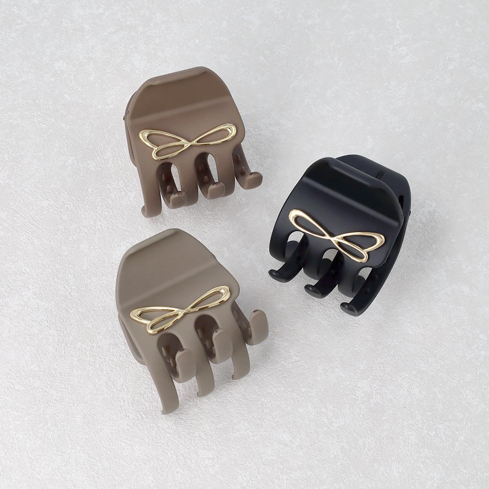 Gold Detail Muted Hair Claw