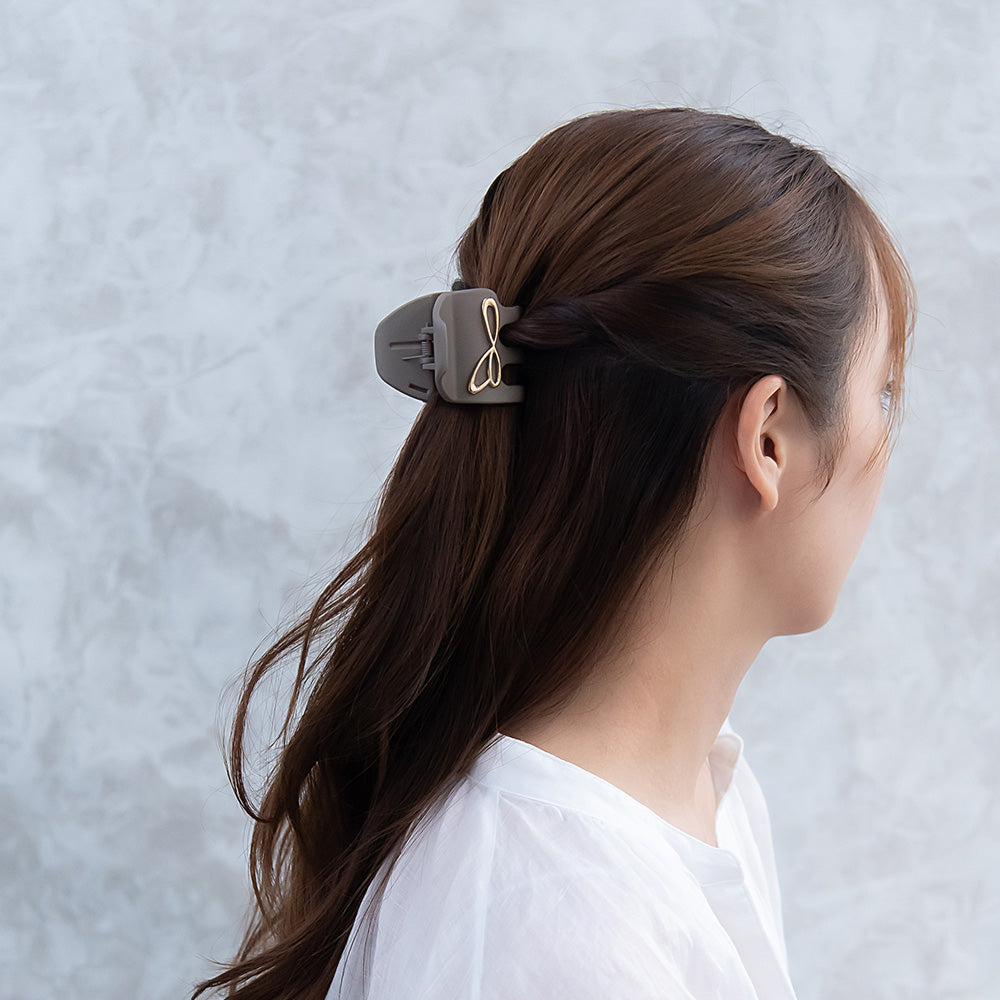 Gold Detail Muted Hair Claw