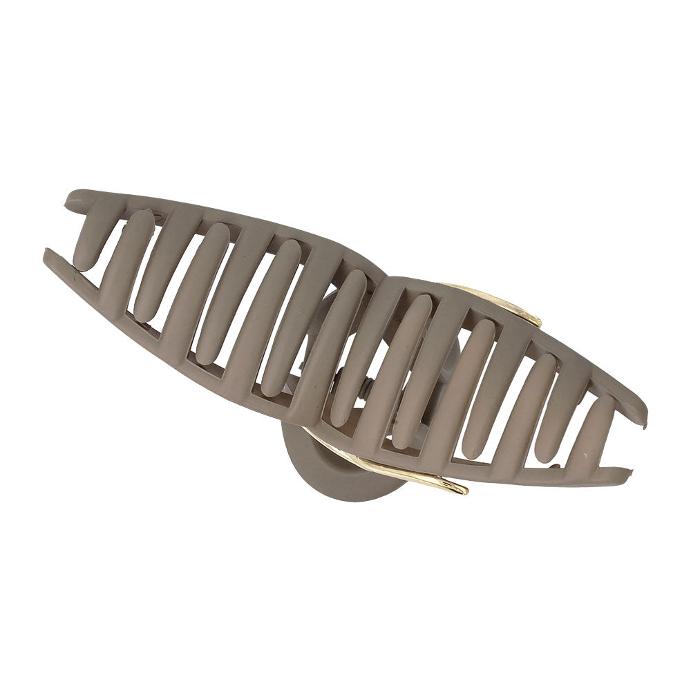 Gold Detail Earth Tone Loop Hair Claw