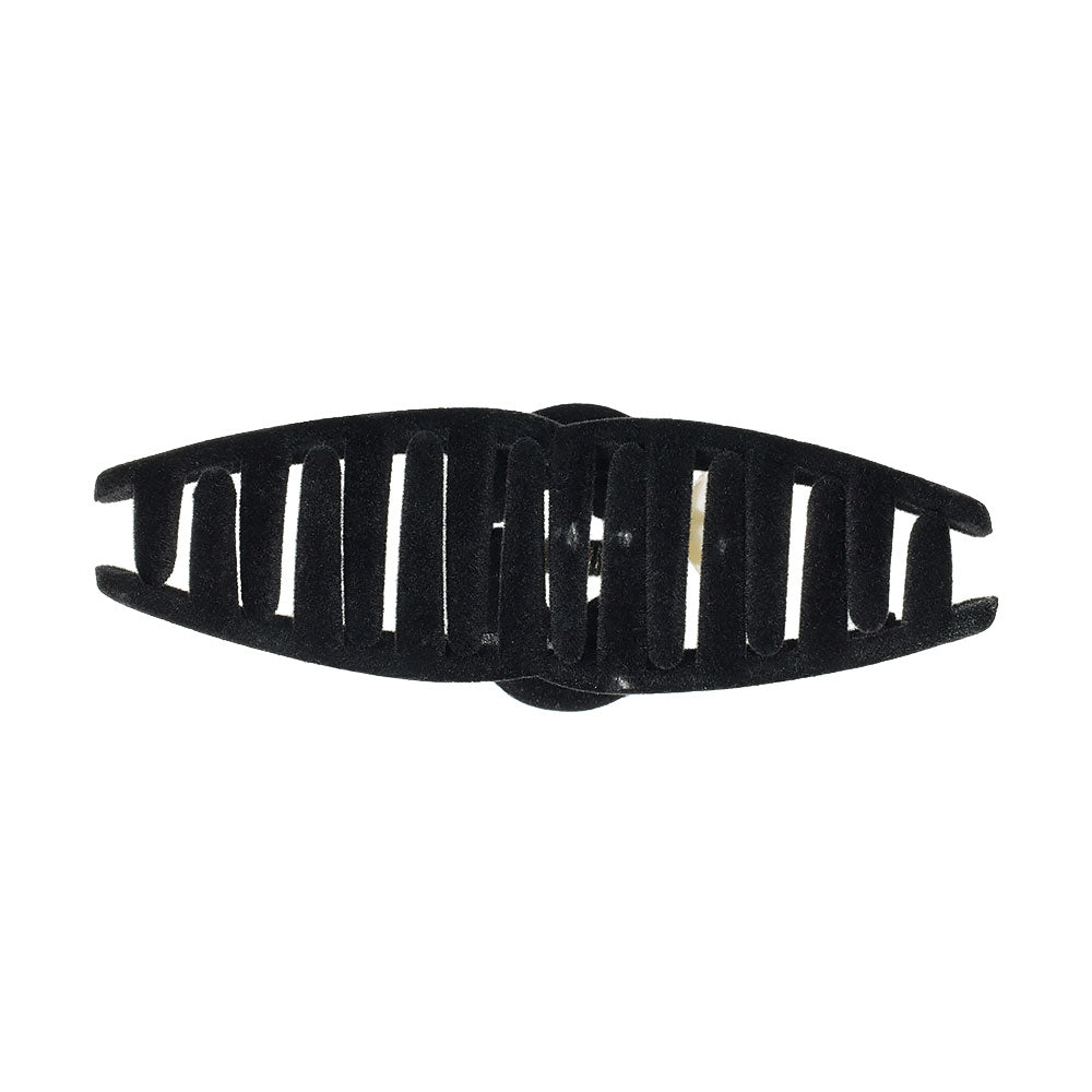 Big Pearl Flocked Loop Hair Claw