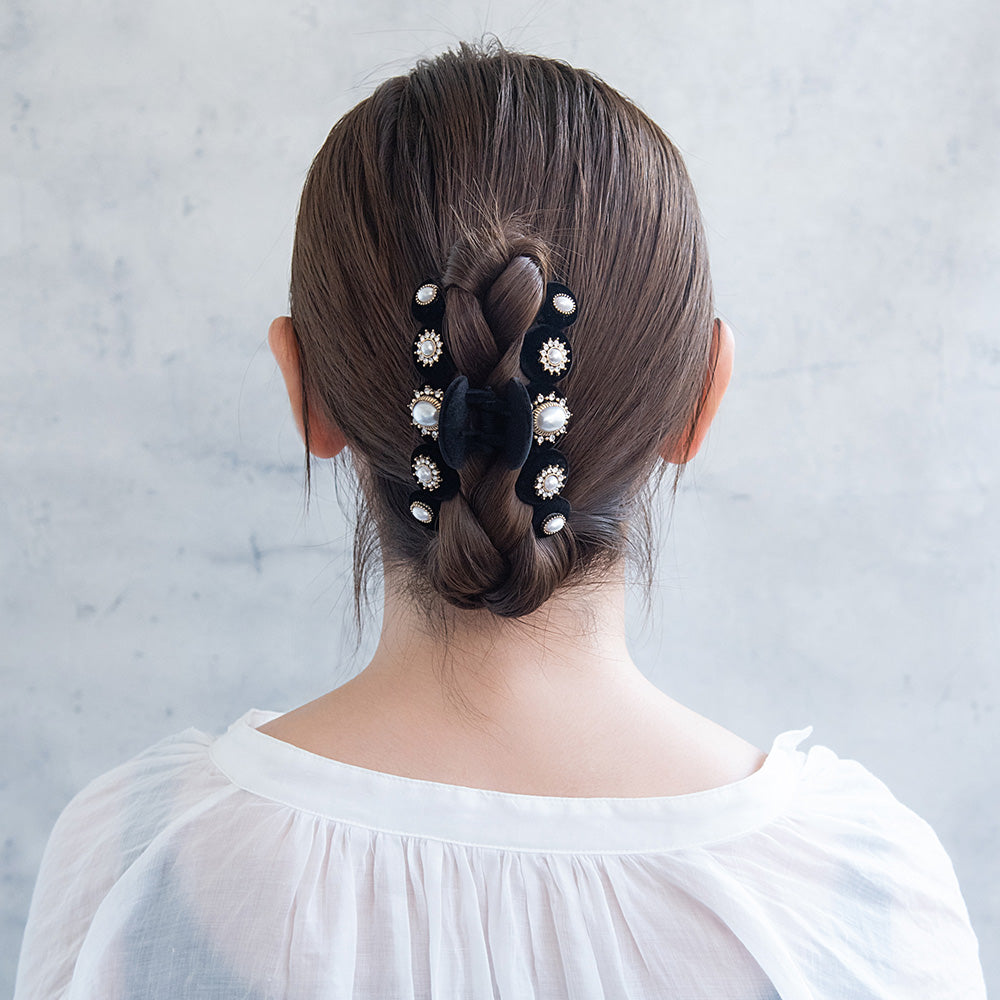 Decorative Flocked Hair Claw