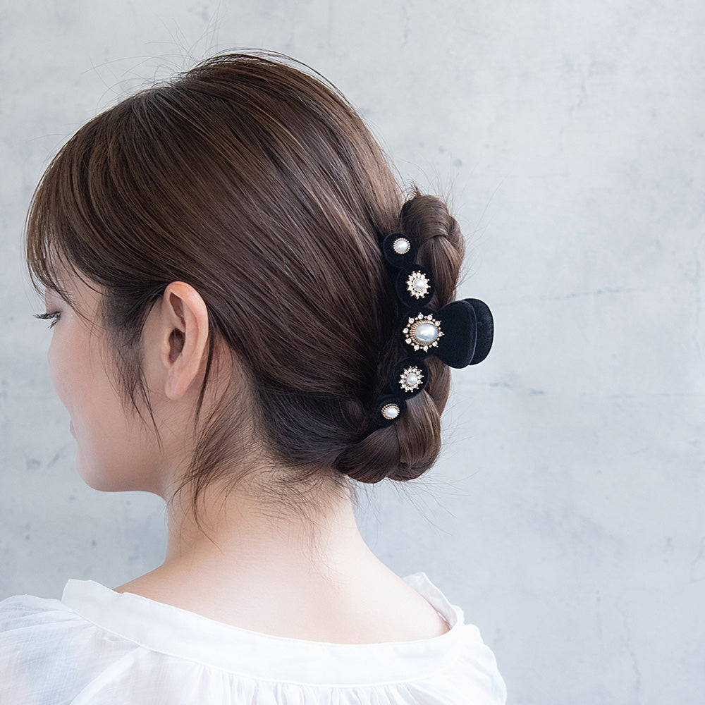 Decorative Flocked Hair Claw