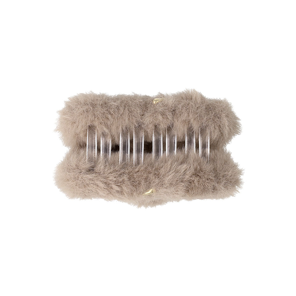 Fluffy Triangle Hair Claw