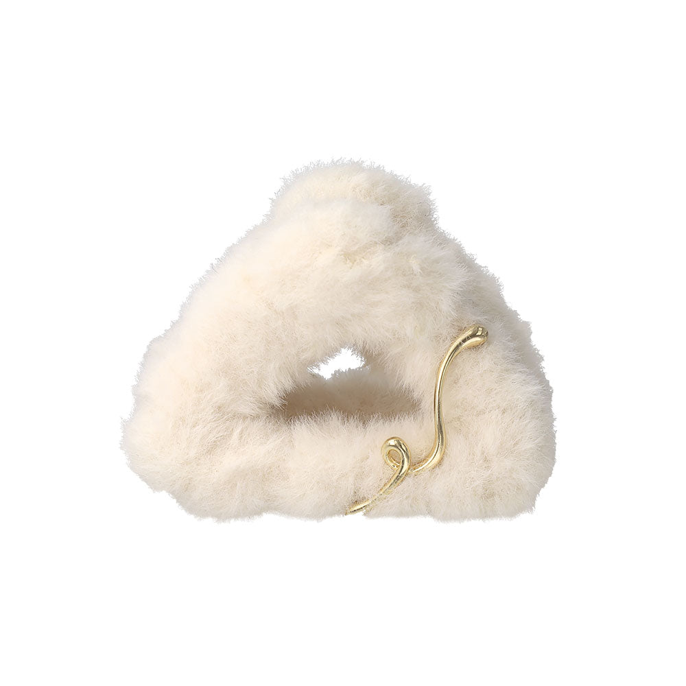 Fluffy Triangle Hair Claw