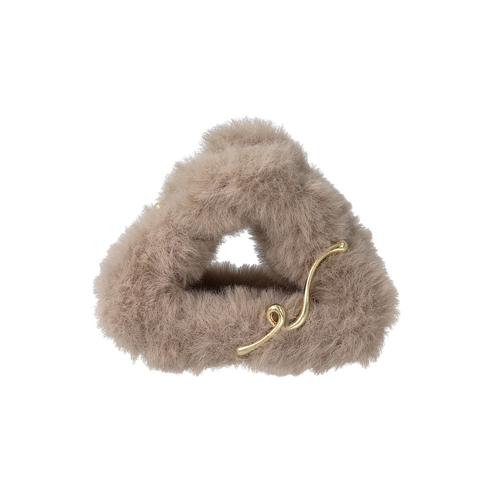 Fluffy Triangle Hair Claw