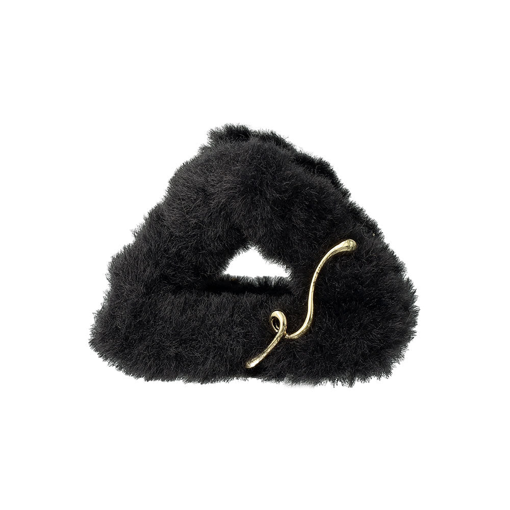 Fluffy Triangle Hair Claw