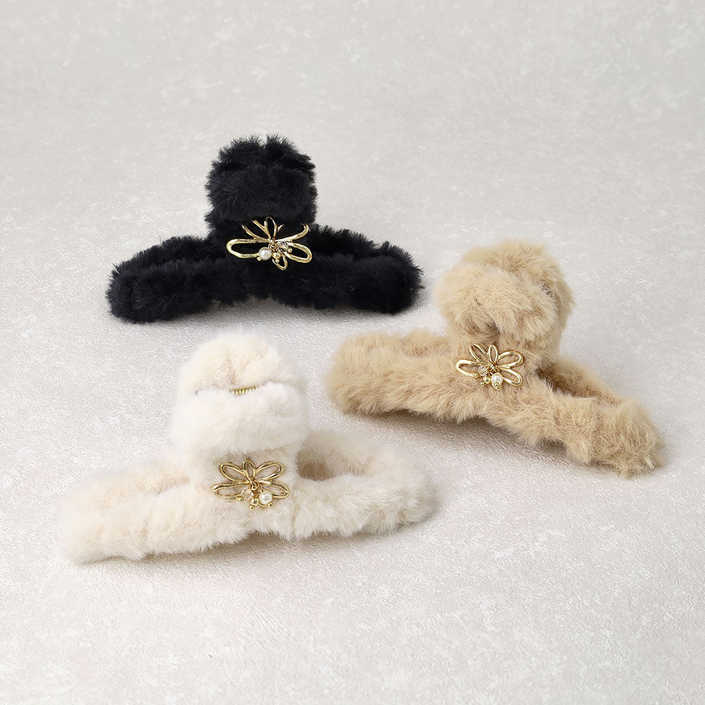 Plush Fuzzy Hair Claw - osewaya