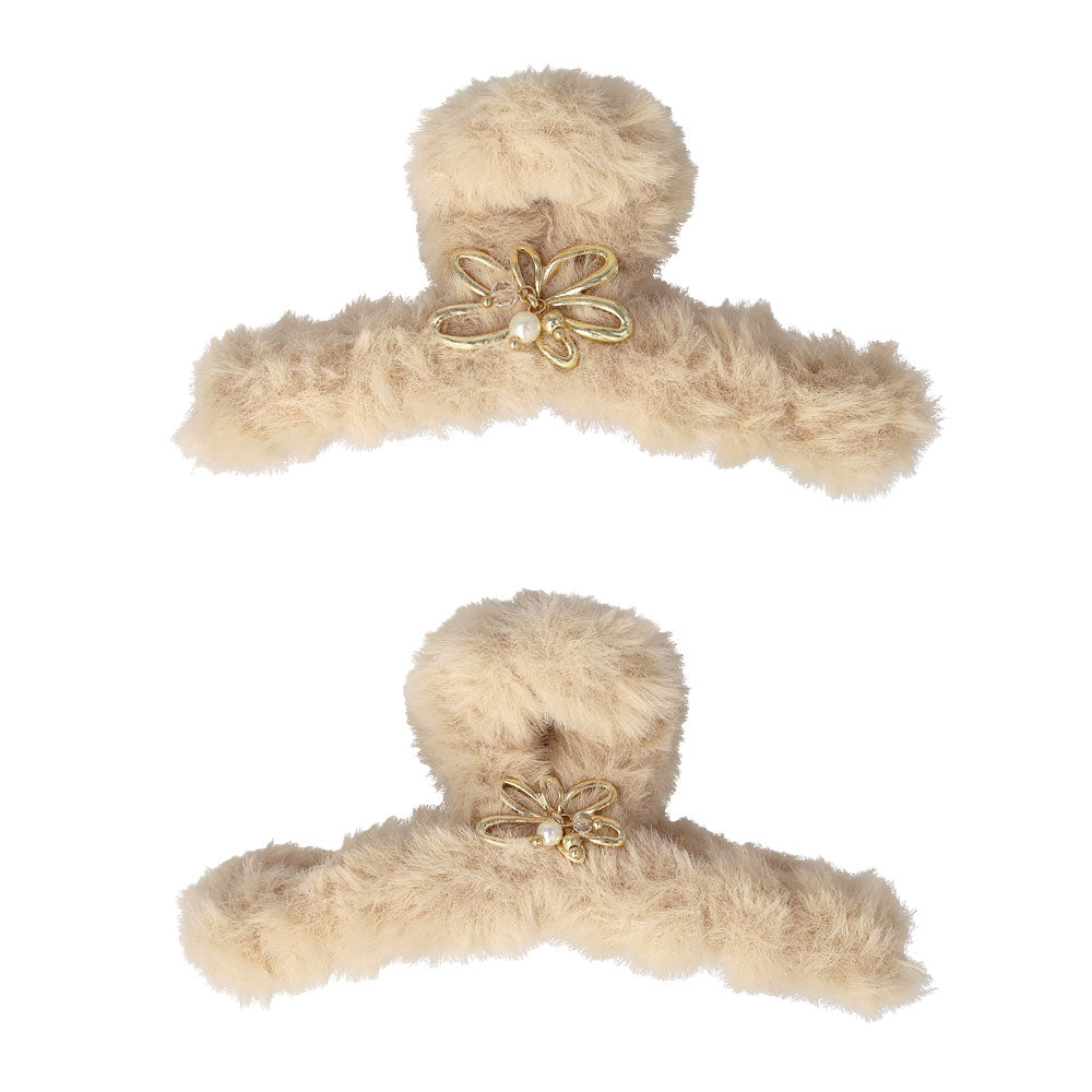 Plush Fuzzy Hair Claw