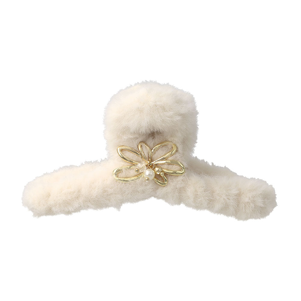 Plush Fuzzy Hair Claw