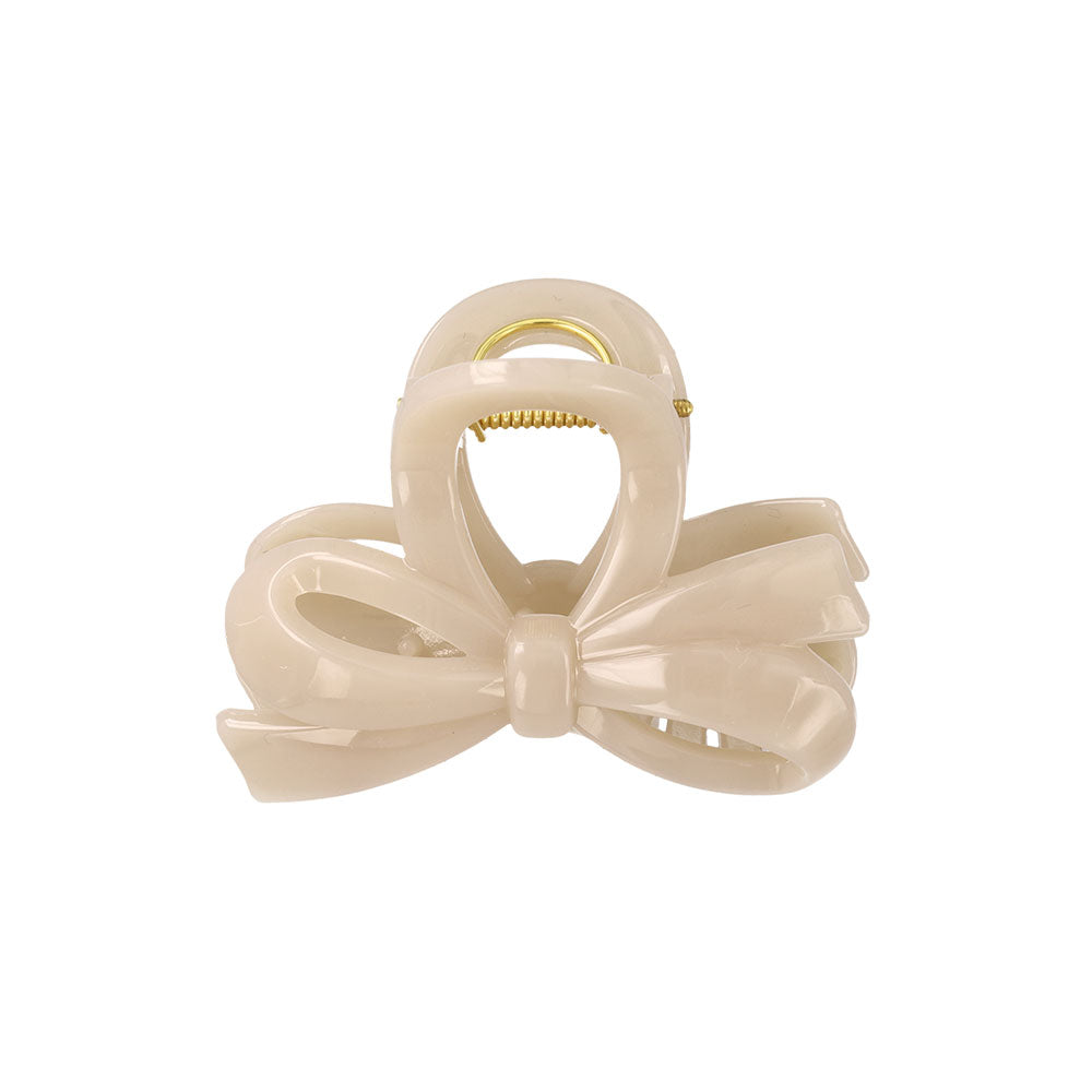Muted Bowknot Hair Claw Clip