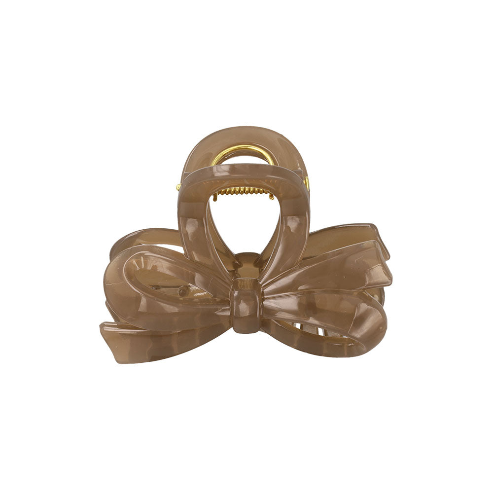 Muted Bowknot Hair Claw Clip