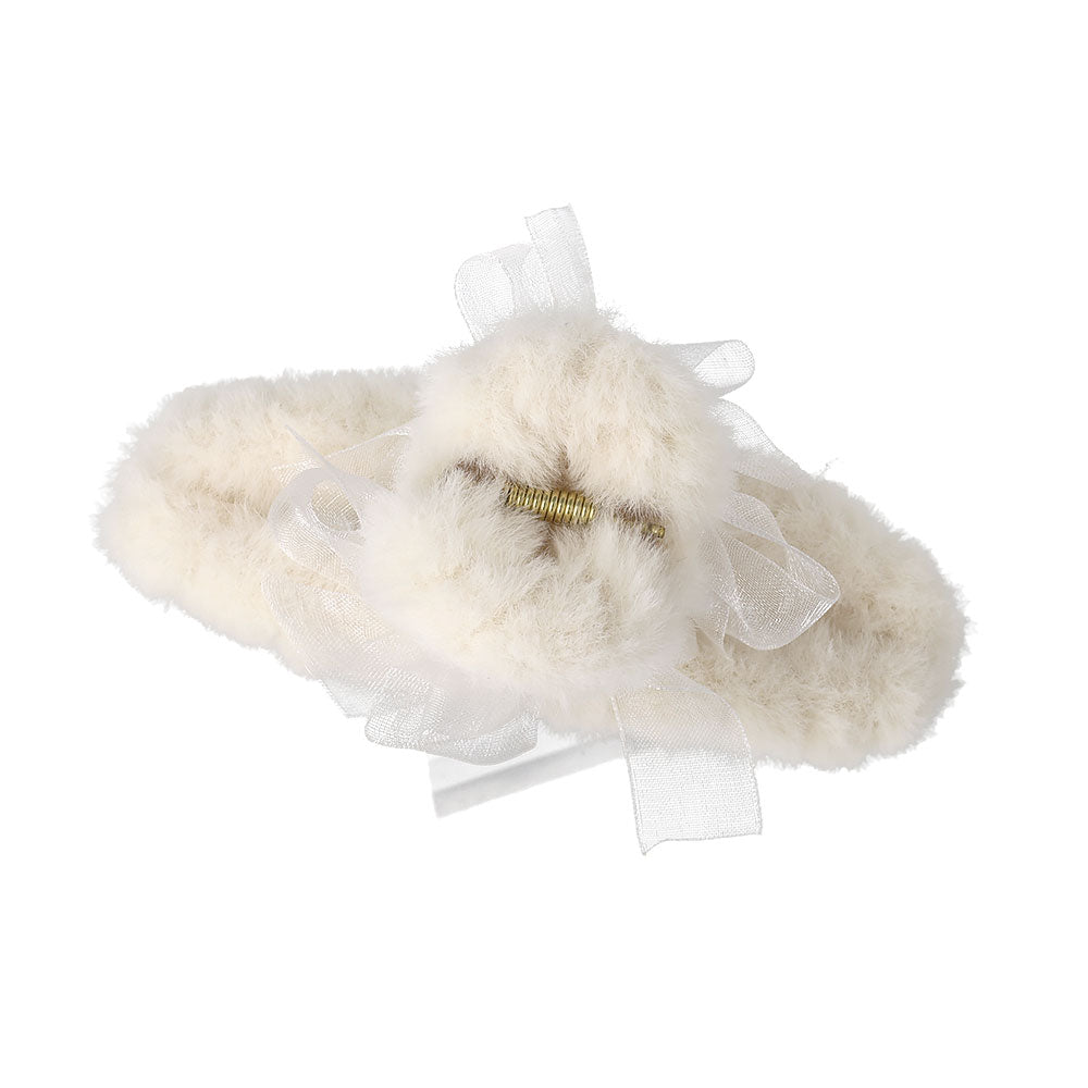 Faux Fur Hair Clip