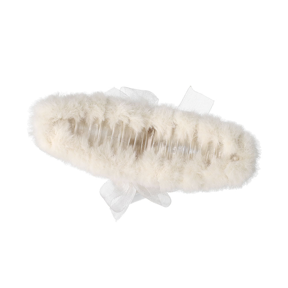 Faux Fur Hair Clip