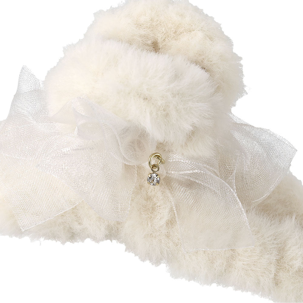 Faux Fur Hair Clip