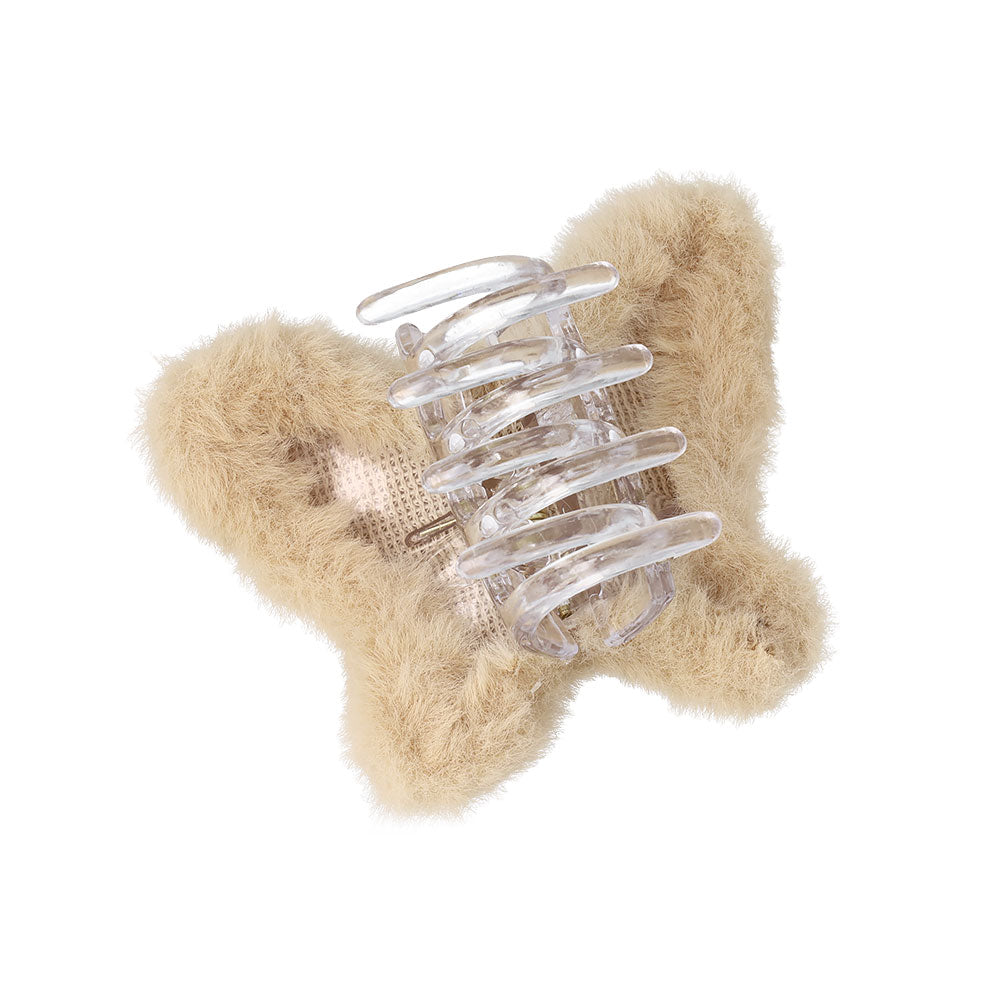 Fluffy Butterfly Hair Claw