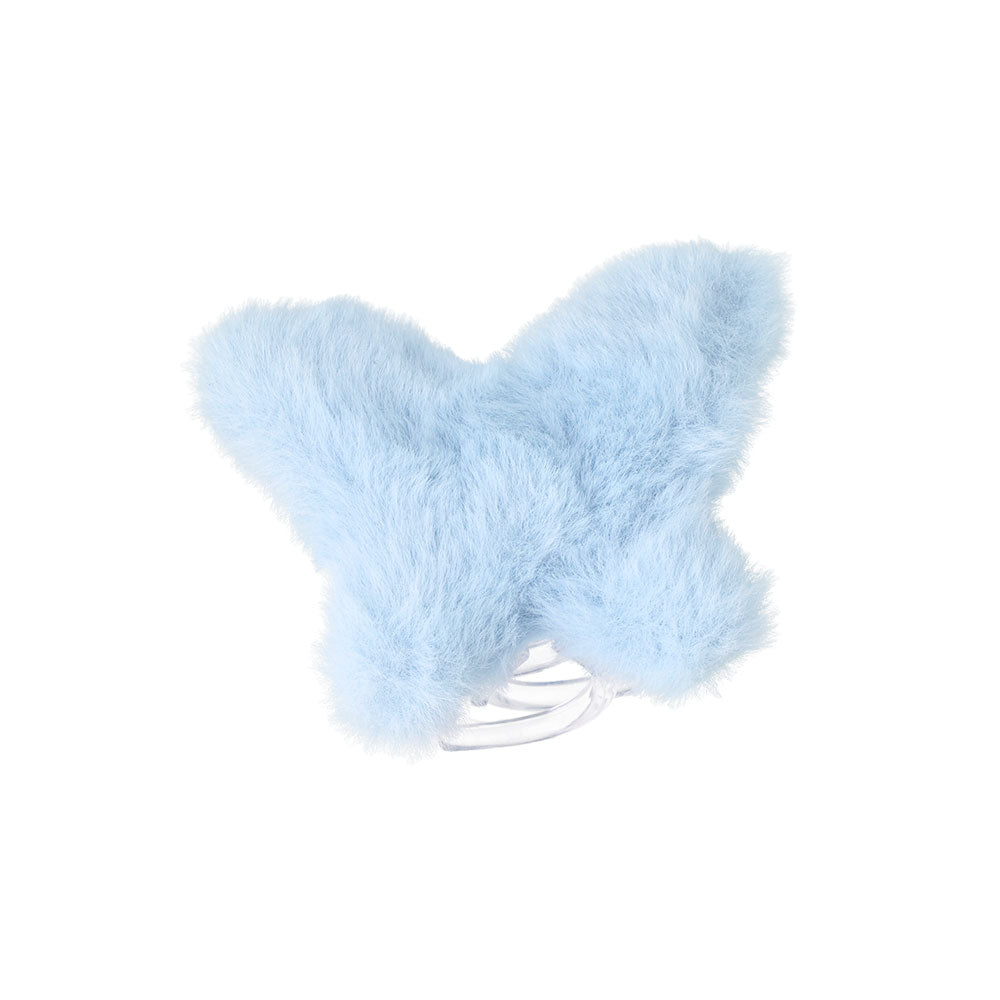 Fluffy Butterfly Hair Claw