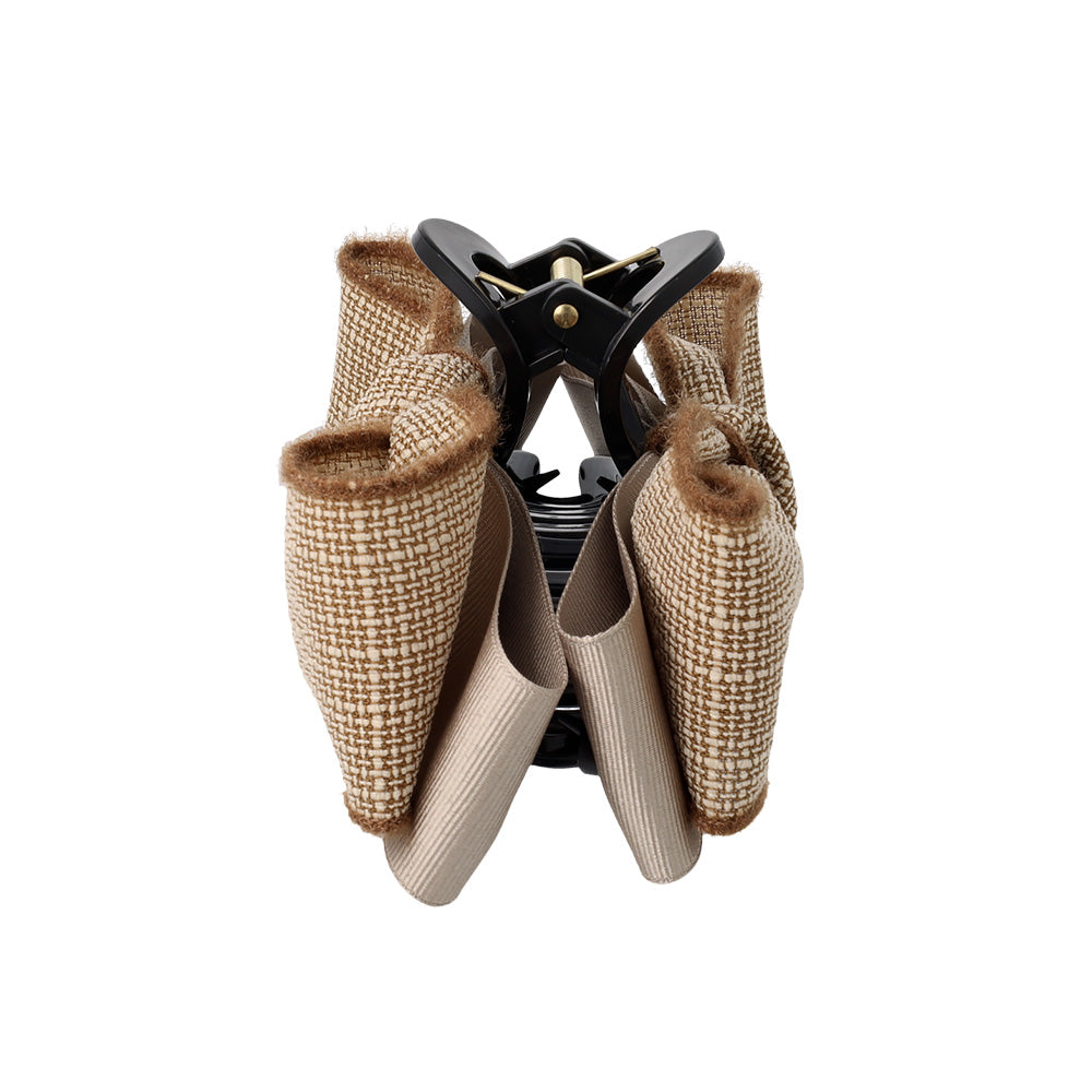 Mix Layered Bow Hair Claw