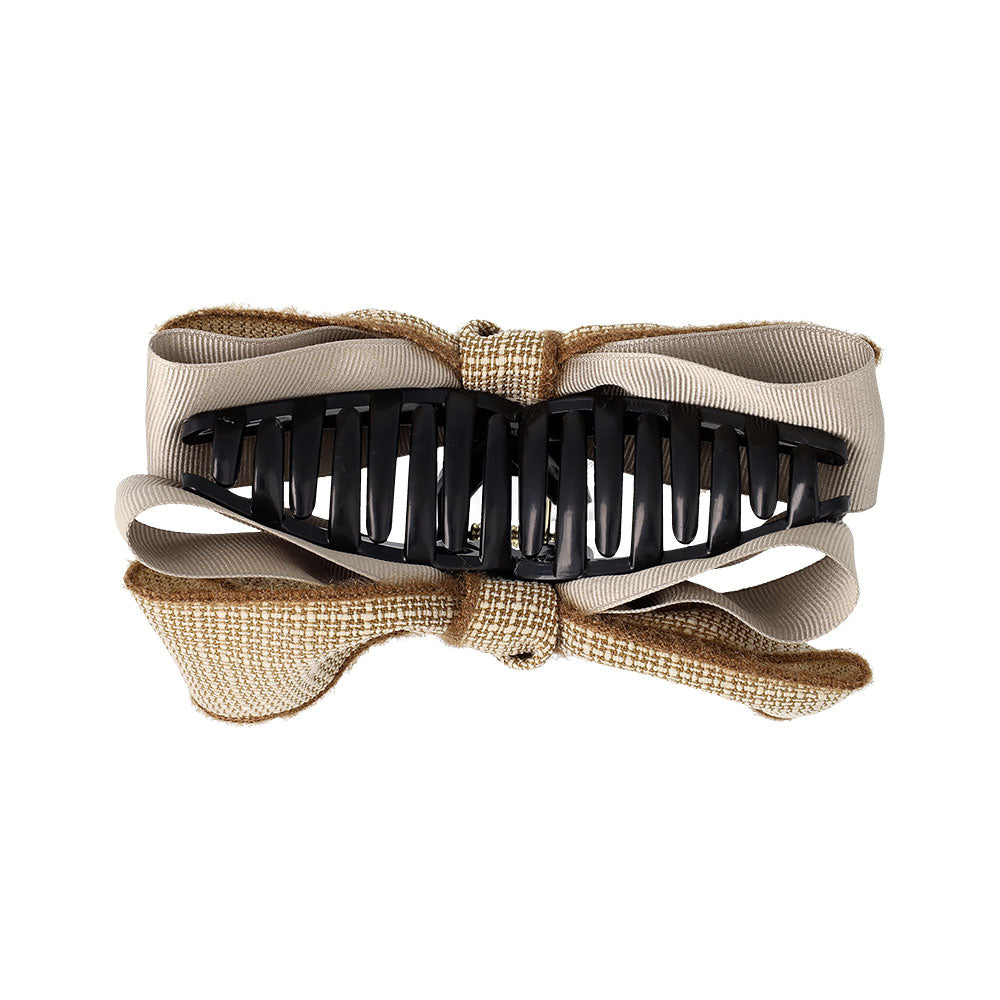 Mix Layered Bow Hair Claw