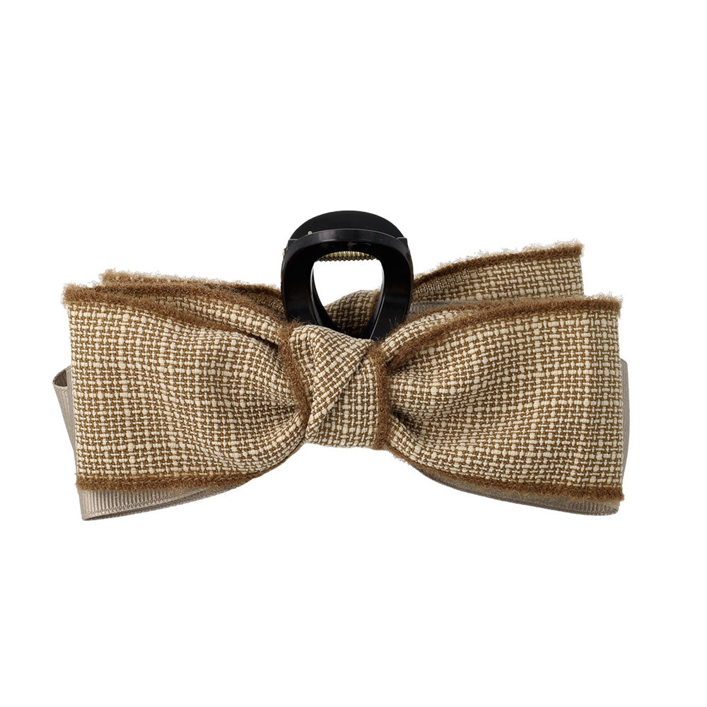 Mix Layered Bow Hair Claw