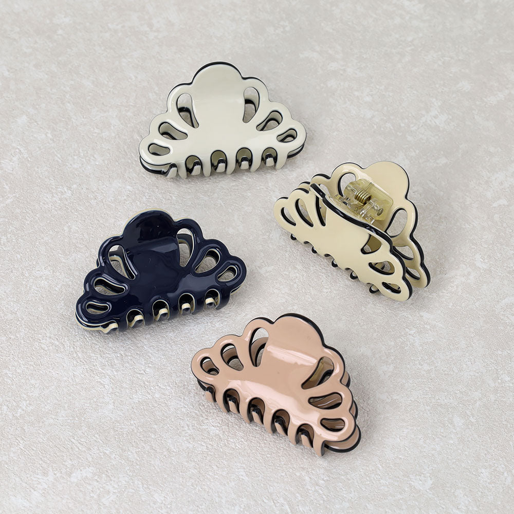 Scallop Mini Hair Claw