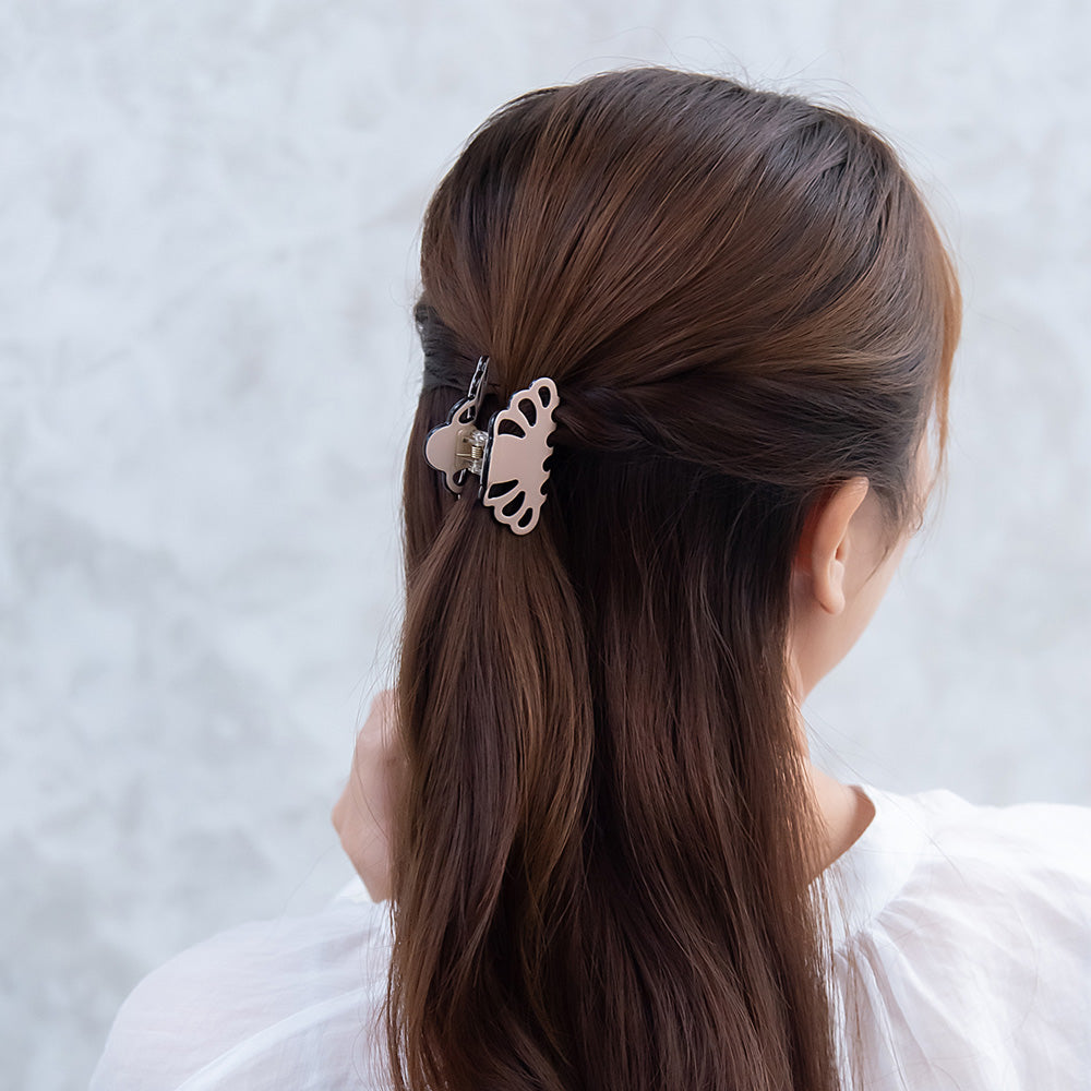 Scallop Mini Hair Claw