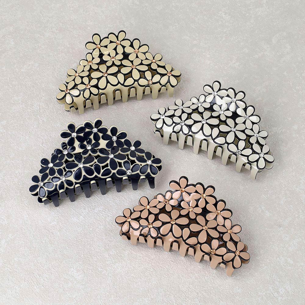 Floral Triangle Hair Claw