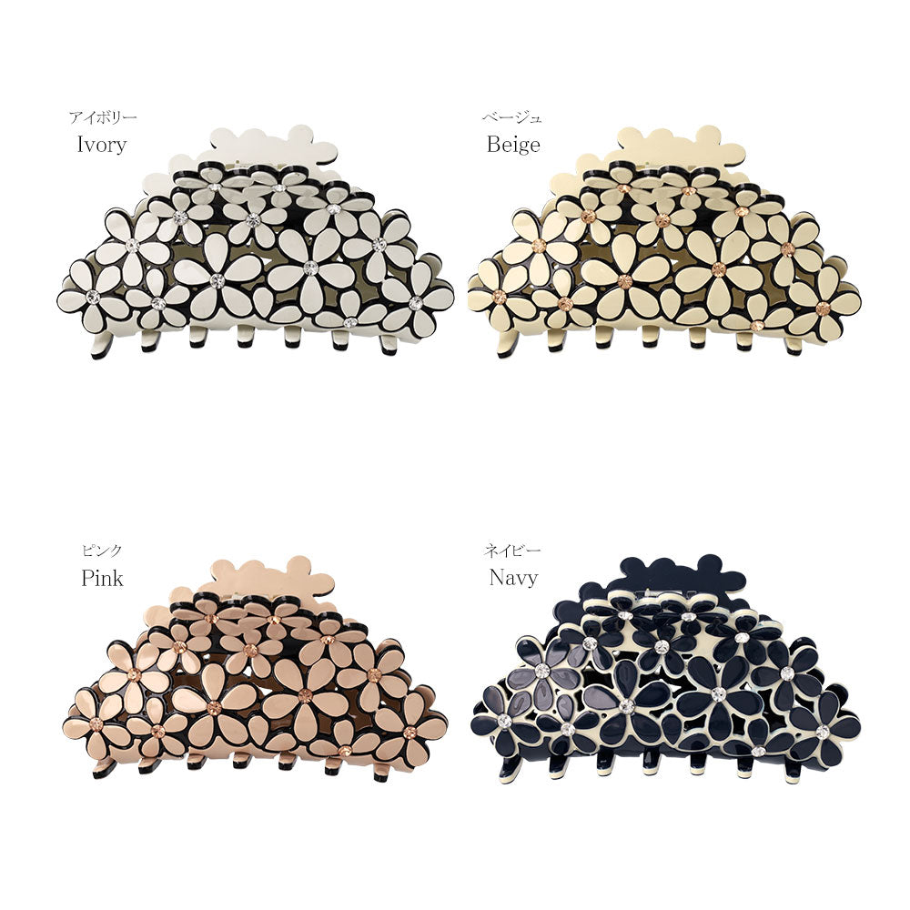 Floral Triangle Hair Claw