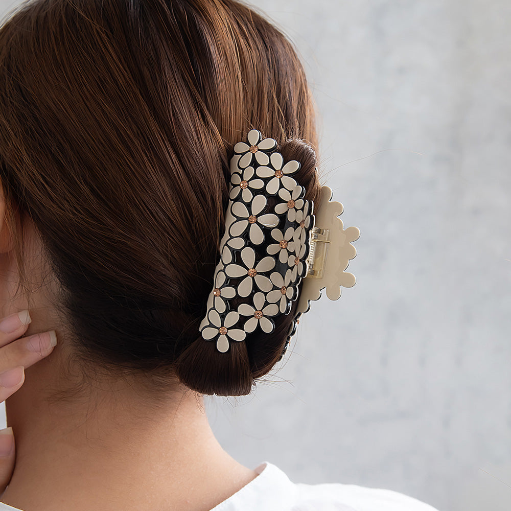 Floral Triangle Hair Claw