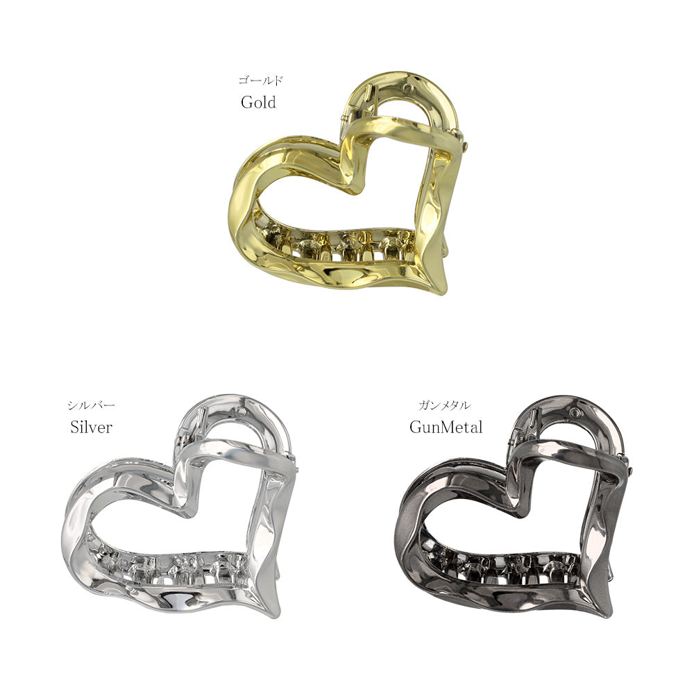 Hollow Heart Hair Claw