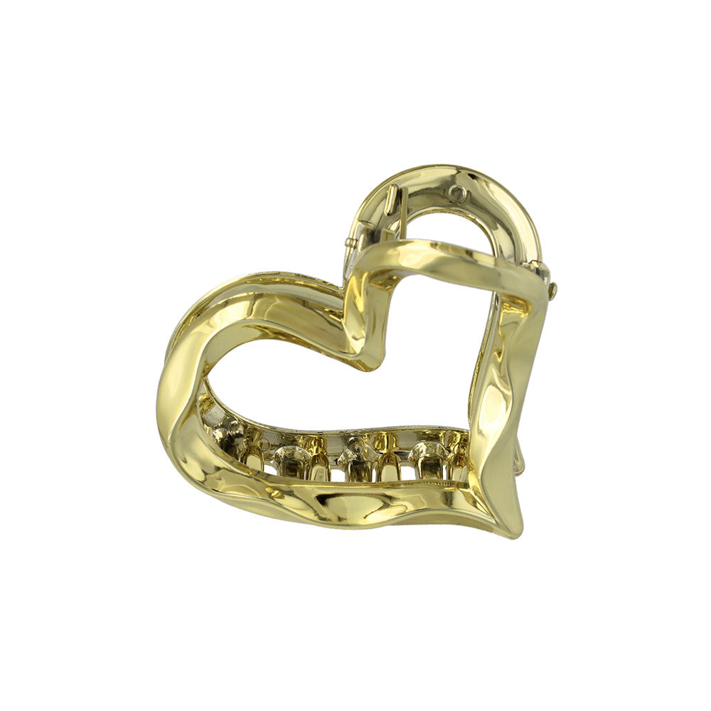 Hollow Heart Hair Claw