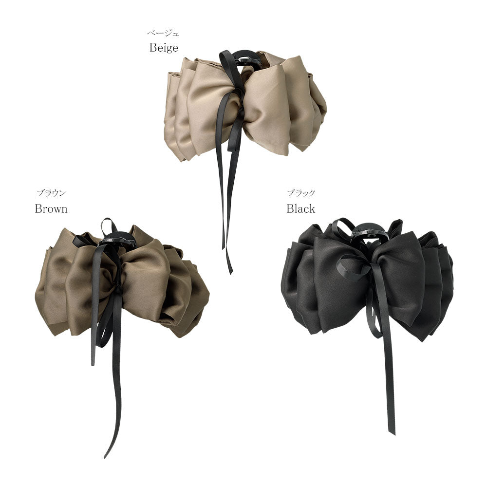 Mixed Bow Hair Claw Clip