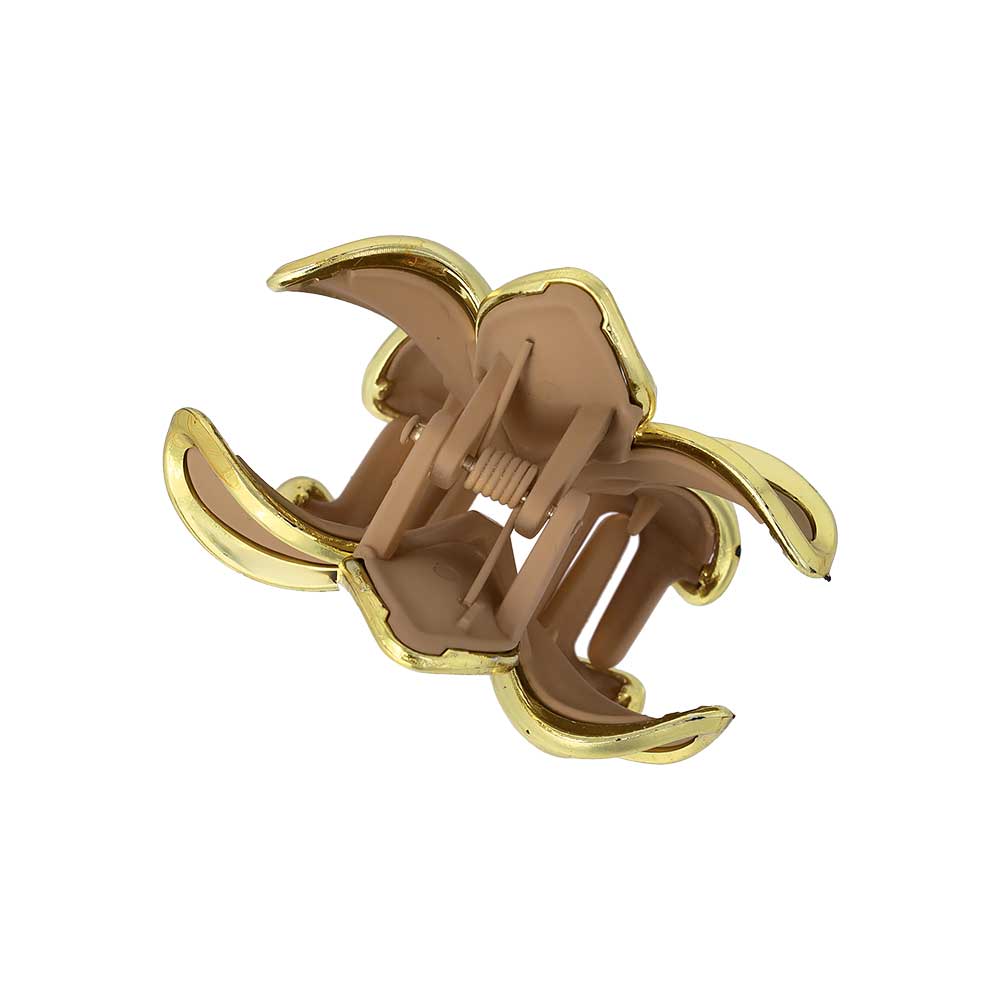 Earth Tone Flower Hair Claw