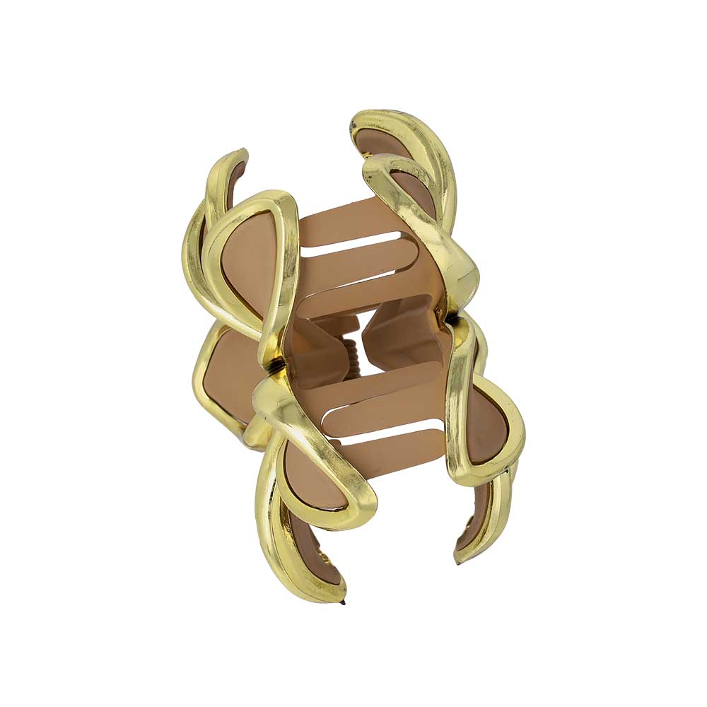 Earth Tone Flower Hair Claw